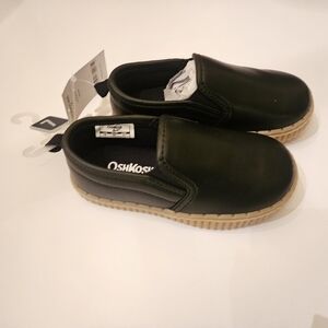 OshKosh B'gosh Black Slip-On Kids Shoes